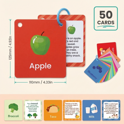 🎁 50pcs Flash Cards (FREE GIFT)